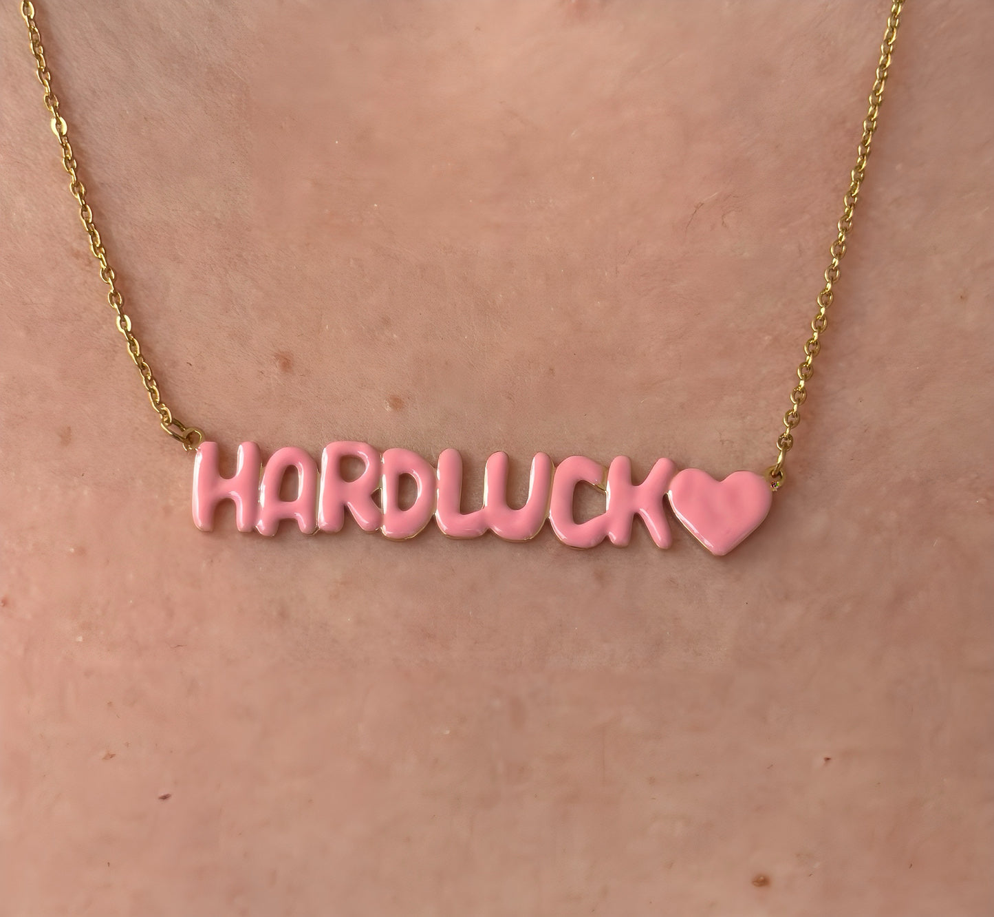 HARD LUCK HEART BUBBLE CHAIN
