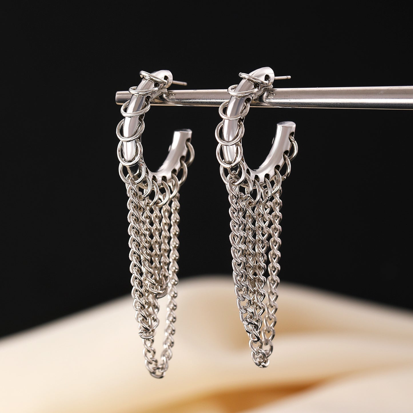 Drippin’ Hoop Earrings – Edgy Statement Jewelry for Women