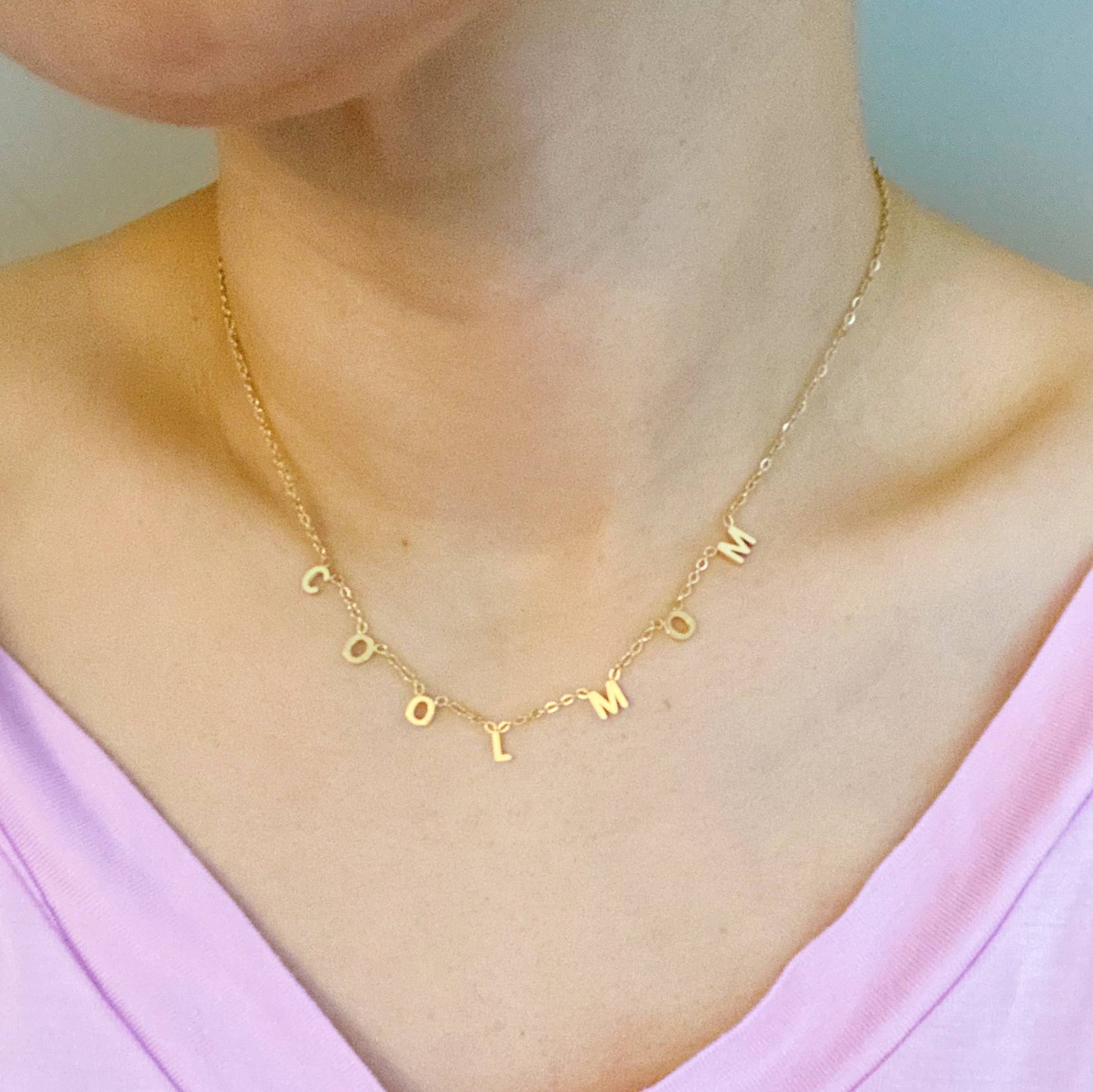 MILF ERA Gold Charm Necklace – Trendy Mom Statement Jewelry