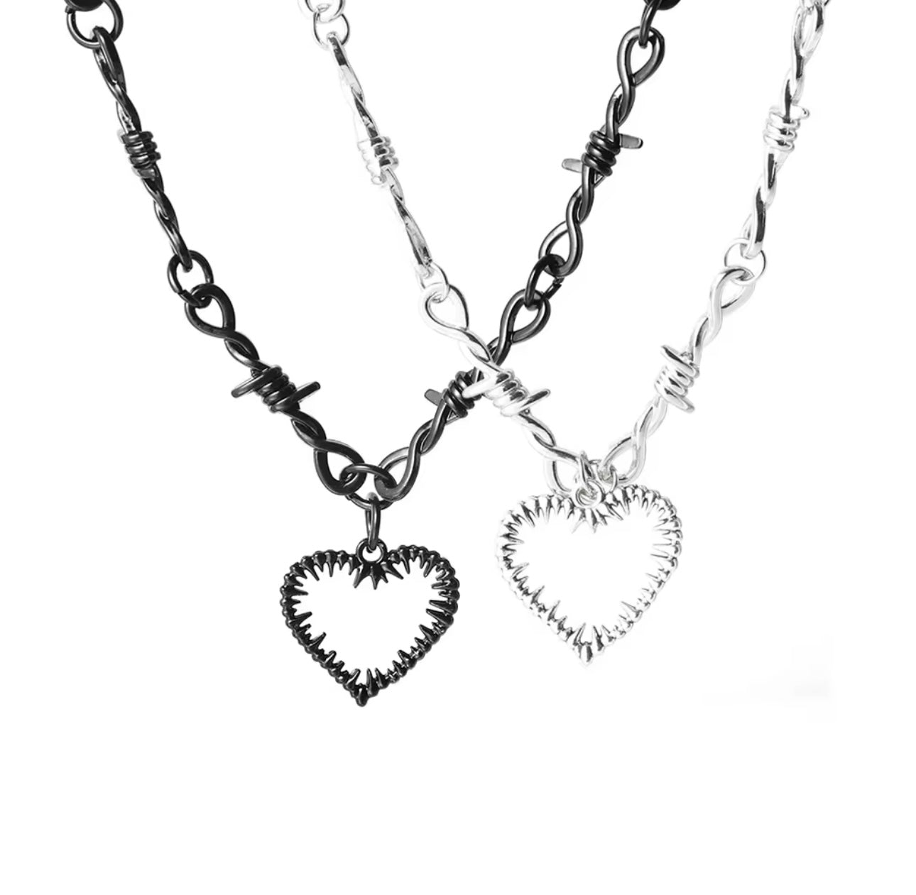 HEART WIRE NECKLACE