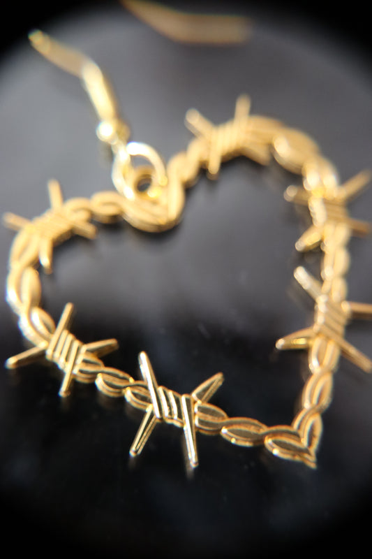 Heart Earrings – Heart of Thornz Edgy Statement Jewelry