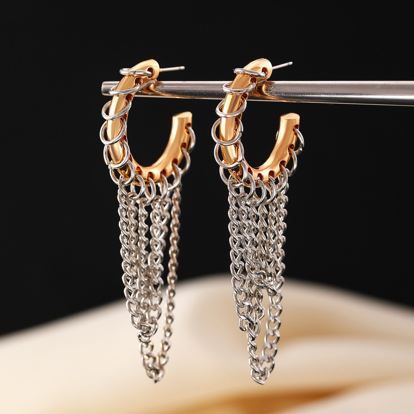 Drippin’ Hoop Earrings – Edgy Statement Jewelry for Women