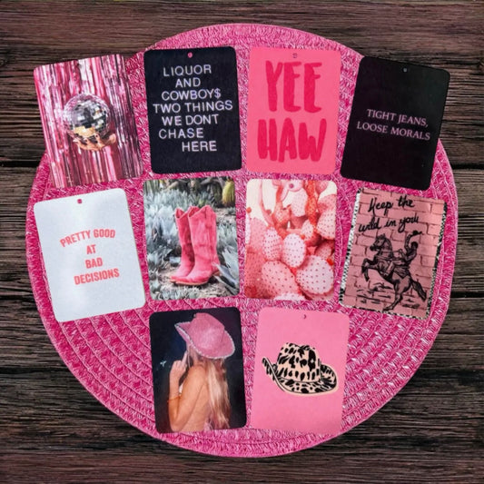 Western Cowgirl Keychain Tags – Hot Girl Statement Accessories