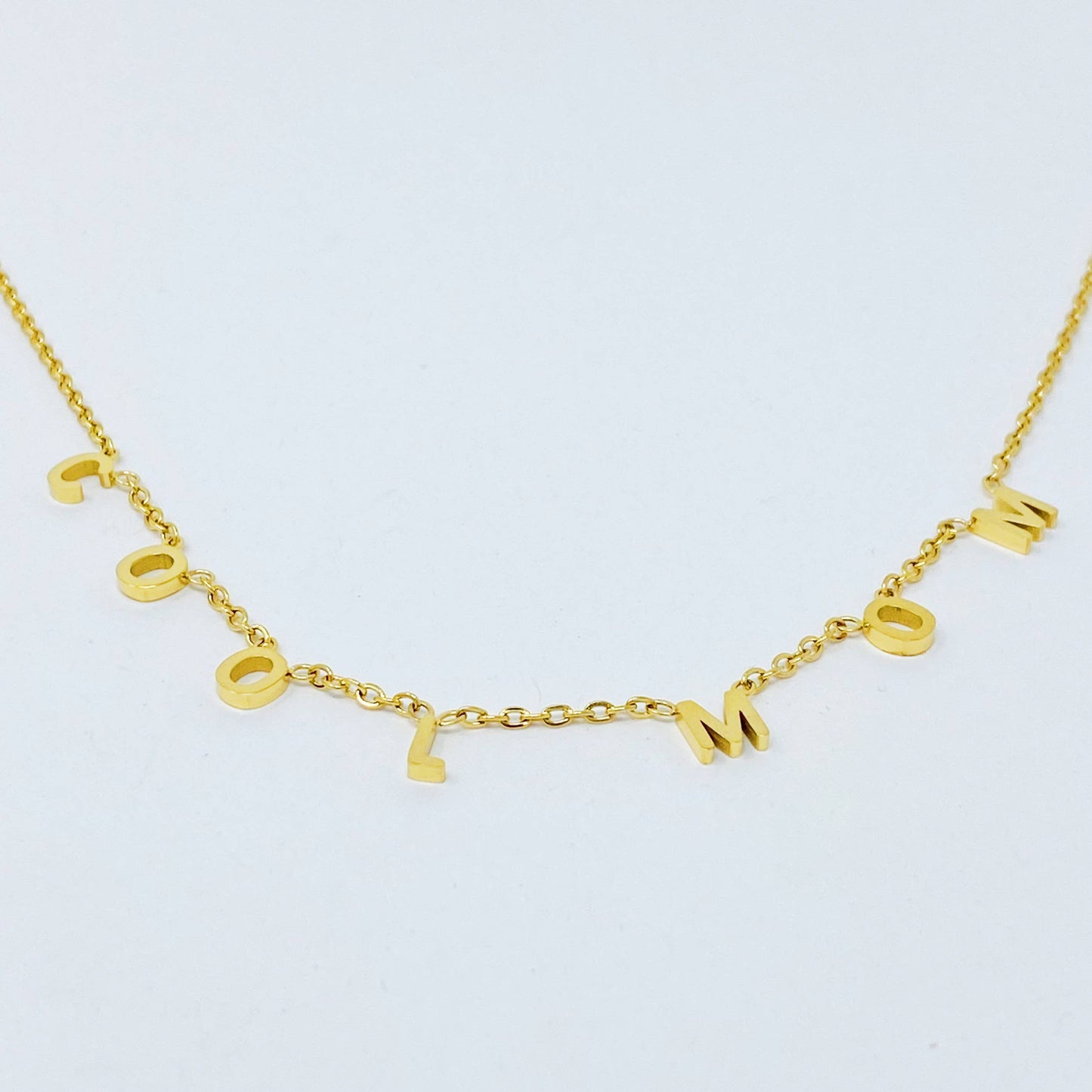 MILF ERA Gold Charm Necklace – Trendy Mom Statement Jewelry