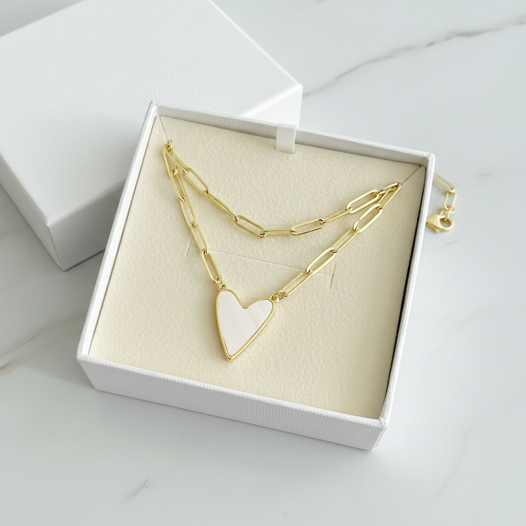 Chained Heart Necklace