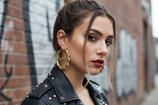 STAYCOLD Hoop Earrings lifestyle shot